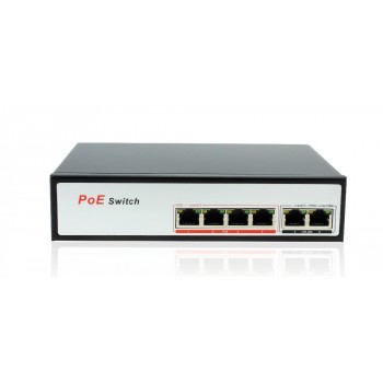 POE Switch 4 PoE-портов PSE-6004/EF10006I52/P3104/0402A